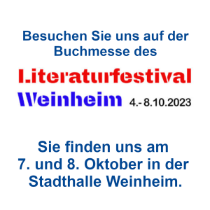 Dittrich beim Literaturfestival Weinheim