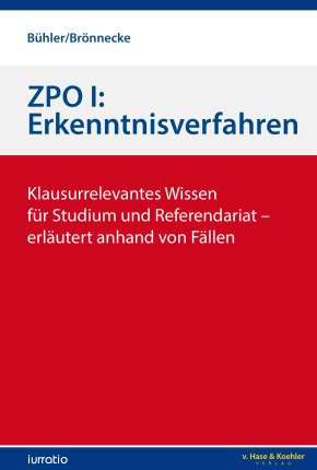 ZPO I: Erkenntnisverfahren 