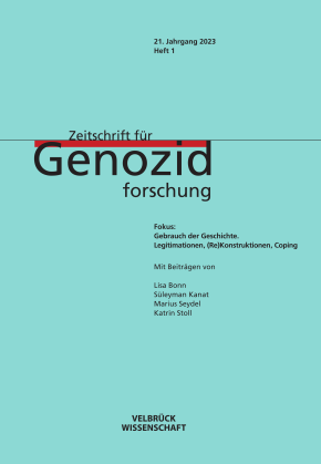 Zeitschrift für Genozidforschung 21. Jg. 2023, Heft 1 