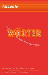 Jo Lendle, Herta Müller: Akzente: Es gibt Wörter 