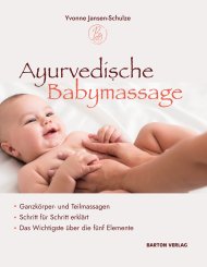 Yvonne Jansen-Schulze: Ayurvedische Babymassage 