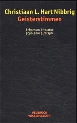 Christiaan L Hart Nibbrig: Geisterstimmen 